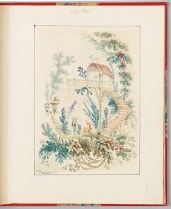 Ornamentontwerp uit "Nouvelle suite de cahiers arabesques chinois a l
