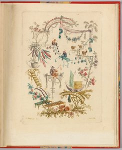 Ornamentontwerp uit "Nouvelle suite de cahiers chinois a l