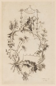 Plaat 3, uit "Een nieuw boek van Chinese ornamenten" door Jean Baptiste Pillement