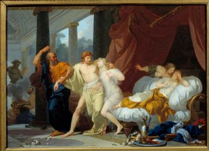 Socrates trekt Alcibiades uit de schoot van de wellust
