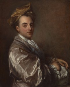 Portret van een Beeldhouwer door Jean Baptiste Santerre