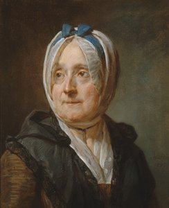 Portret van Madame Chardin (1707-91) 1775 door Jean Baptiste Simeon Chardin