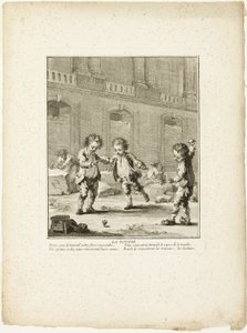De Top, uit De spelen van de Urkers van Parijs door Jean Baptiste Tilliard I