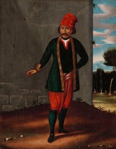 Man van het Eiland Tinos door Jean Baptiste Vanmour (workshop of)