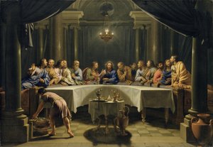 Het laatste avondmaal, c.1678 door Jean Baptiste de Champaigne