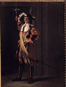 Zwitser van de Pauselijke Garde door Jean Barbault