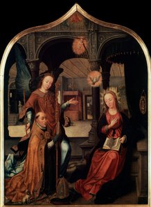 De annunciatie, drieluik, centraal paneel, 1517