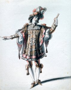 Kostuumontwerp door Jean Berain de Oudere, ca. 1680