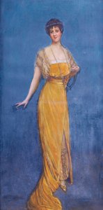 Portret van Madame Blanche Vesnitch née Ulman, 1913 door Jean Beraud
