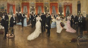 Soirée door Jean Beraud