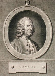 Portret van Jean Philippe Rameau (1683-1764) gegraveerd door Benoist (gravure) door Jean Bernard (after) Restout