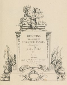 Desseins Arabesques a Plusieurs Usages Inventés par J.B. Toro Titelpagina