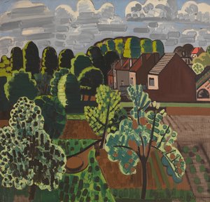 Zonnig Brabants landschap door Jean Brusselmans