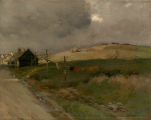 Landschap, circa 1895 door Jean Charles Cazin