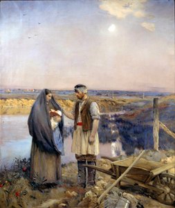 De dag van een boerenfamilie door Jean Charles Cazin