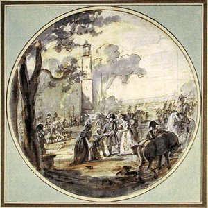 Napoleon I (1769-1821) in Saint-Cloud door Jean Charles Develly
