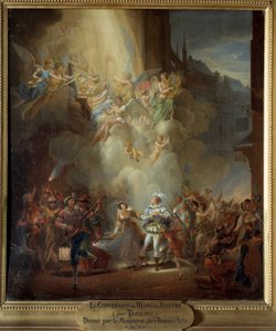 De bekering van Henri de Joyeuse door Jean Charles Tardieu