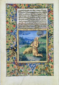 Samuel roept de Heer aan, uit het Getijdenboek van Lodewijk van Orléans, 1490