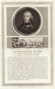 Portret van Jean-Baptiste Jourdan, Graaf Jourdan door Jean Duplessi Bertaux