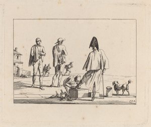 Commandant Laat Zijn Laars Poetsen door Jean Duplessis Bertaux