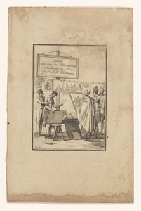 Kraam van een prenthandelaar door Jean Duplessis Bertaux