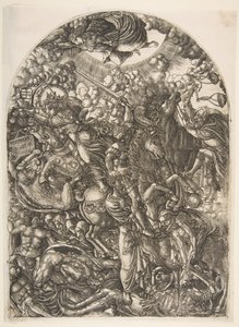 Sint Jan ziet de Vier Ruiters, uit de Apocalyps