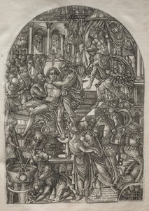De Apocalyps: Het martelaarschap van St. Jan de Evangelist door Jean Duvet