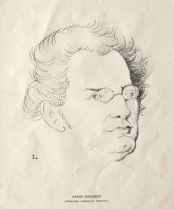Franz Schubert door Jean Emile Laboureur