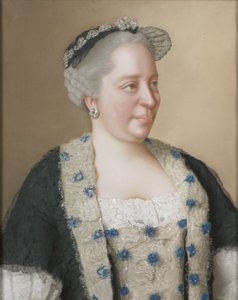 Portret van Keizerin Maria Teresa van Oostenrijk (1717-1780) door Jean Étienne Liotard