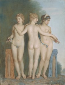 De Drie Gratiën, naar de Antieke Marmergroep in de Galleria Borghese, Rome