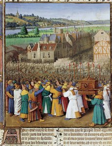 Val van Jericho, c.1465-70 door Jean Fouquet