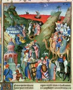Fr 247 f.49 Tome 1 Hebreeën in de woestijn, illustratie uit 