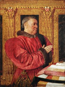 Guillaume Jouvenel des Ursins was kanselier onder Charles VII en Louis XI ... door Jean Fouquet