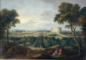 Het observatorium, gezien vanaf de Butte aux Cailles door Jean Francois I Millet