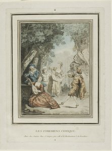 De komieken door Jean Francois Janinet