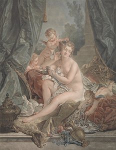 Het Toilet van Venus, 1783 door Jean Francois Janinet