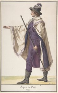 Een Vrederechter, ca. 1798-99 door Jean Francois Leonor Merimee