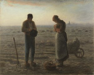 Angelus door Jean Francois Millet