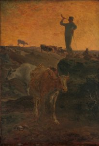 De Koeien naar Huis Roepen door Jean Francois Millet