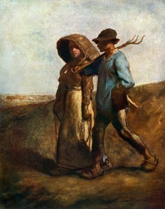 Naar het werk gaan door Jean Francois Millet