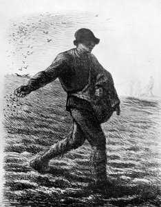 Le Semeur door Jean Francois Millet