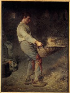 Le vanneur door Jean Francois Millet