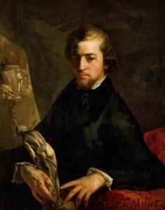 Portret van Charles-André Langevin door Jean Francois Millet