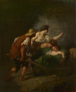 Terugkeer van de velden, ca.1846-1847 door Jean Francois Millet