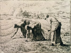 De arenleesters door Jean Francois Millet