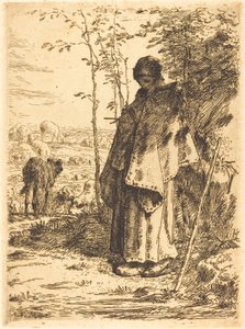 De Grote Herderin door Jean Francois Millet