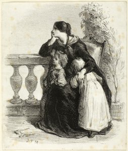 Waar kan hij zijn door Jean Francois Millet