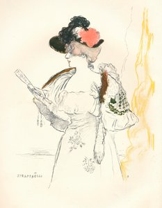 Van een schets in potlood en aquarel, 1901