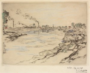 La Seine, à Asnières, 1894