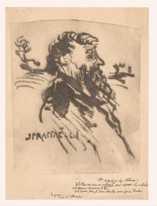 Man met baard en profil